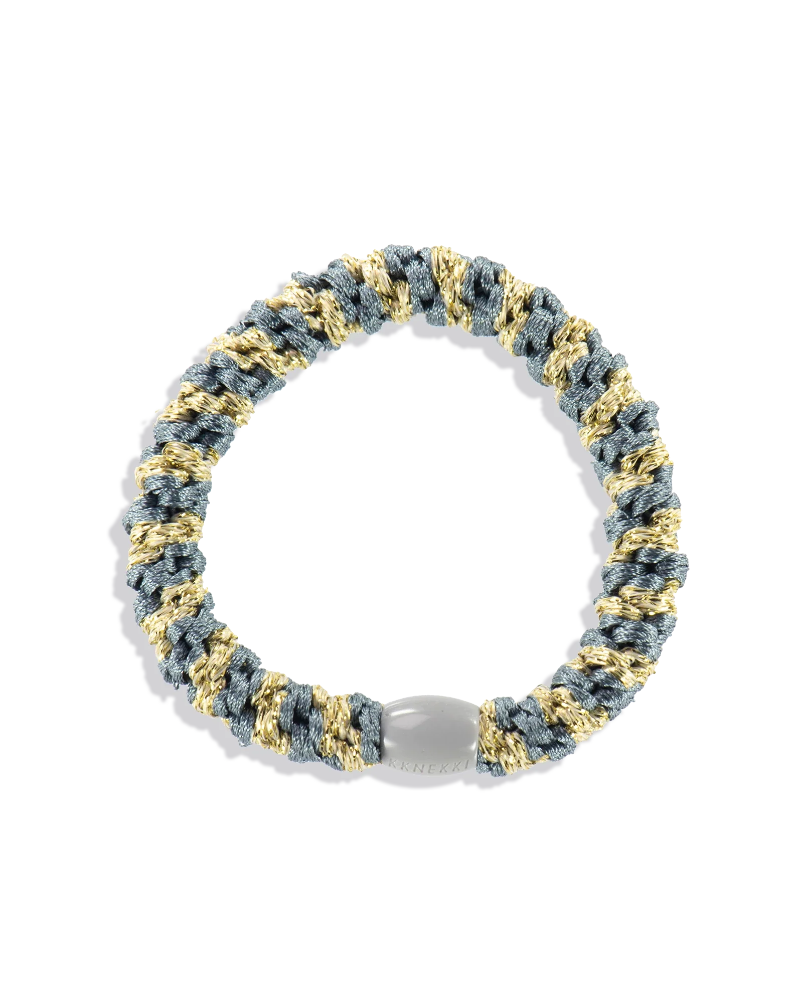 BLUEGREY-BEIGE GLITTER STRIPE