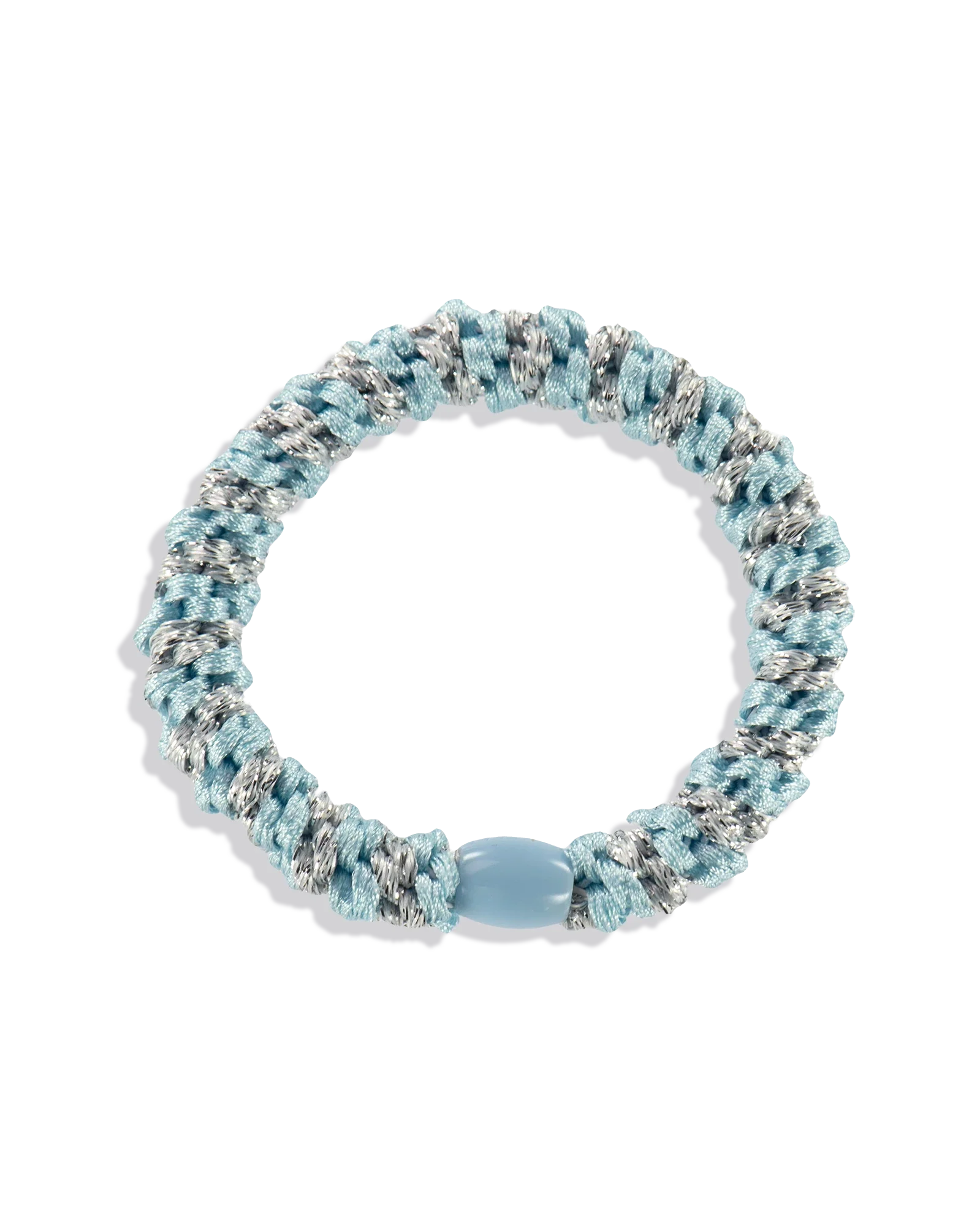 LIGHT BLUE-SILVER STRIPE