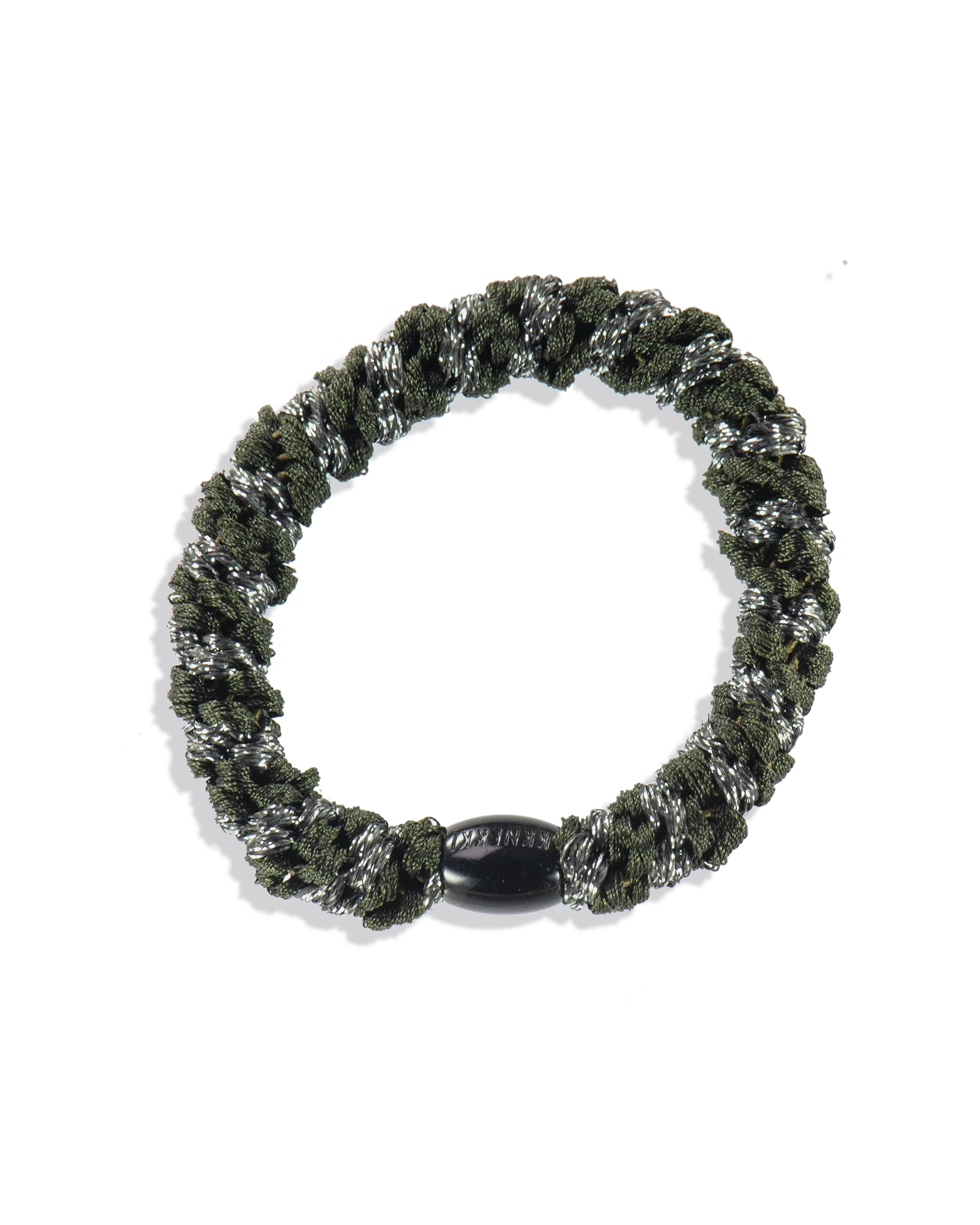 BOTTLE GREEN-DARK GREY GLITTER
