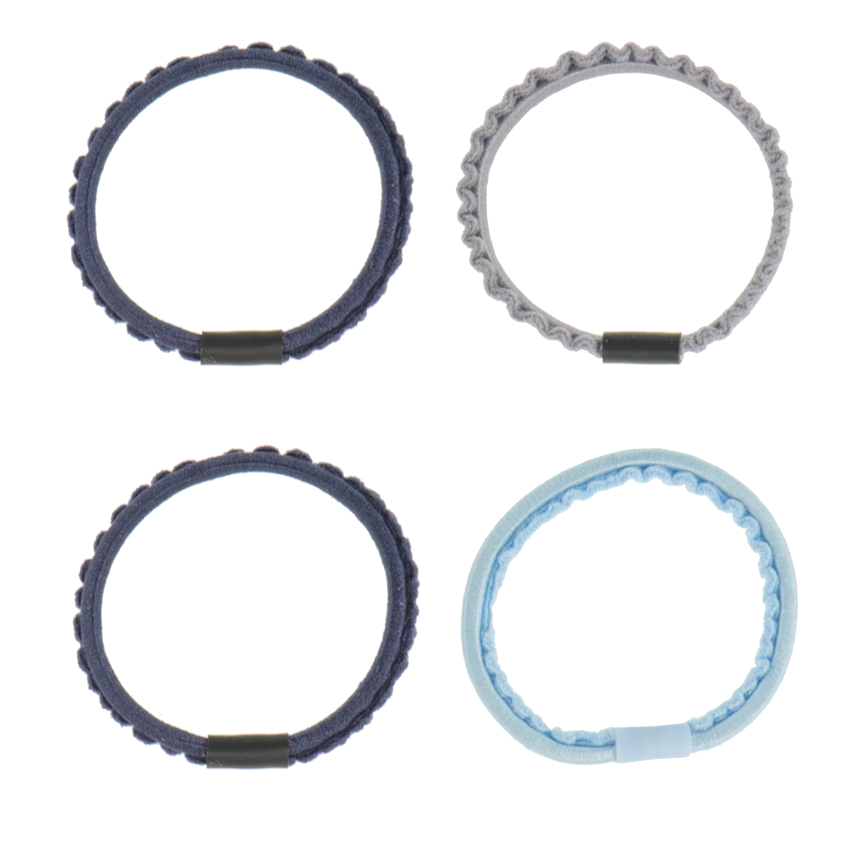 THIN HAIR TIES 4PCS STYLE 5