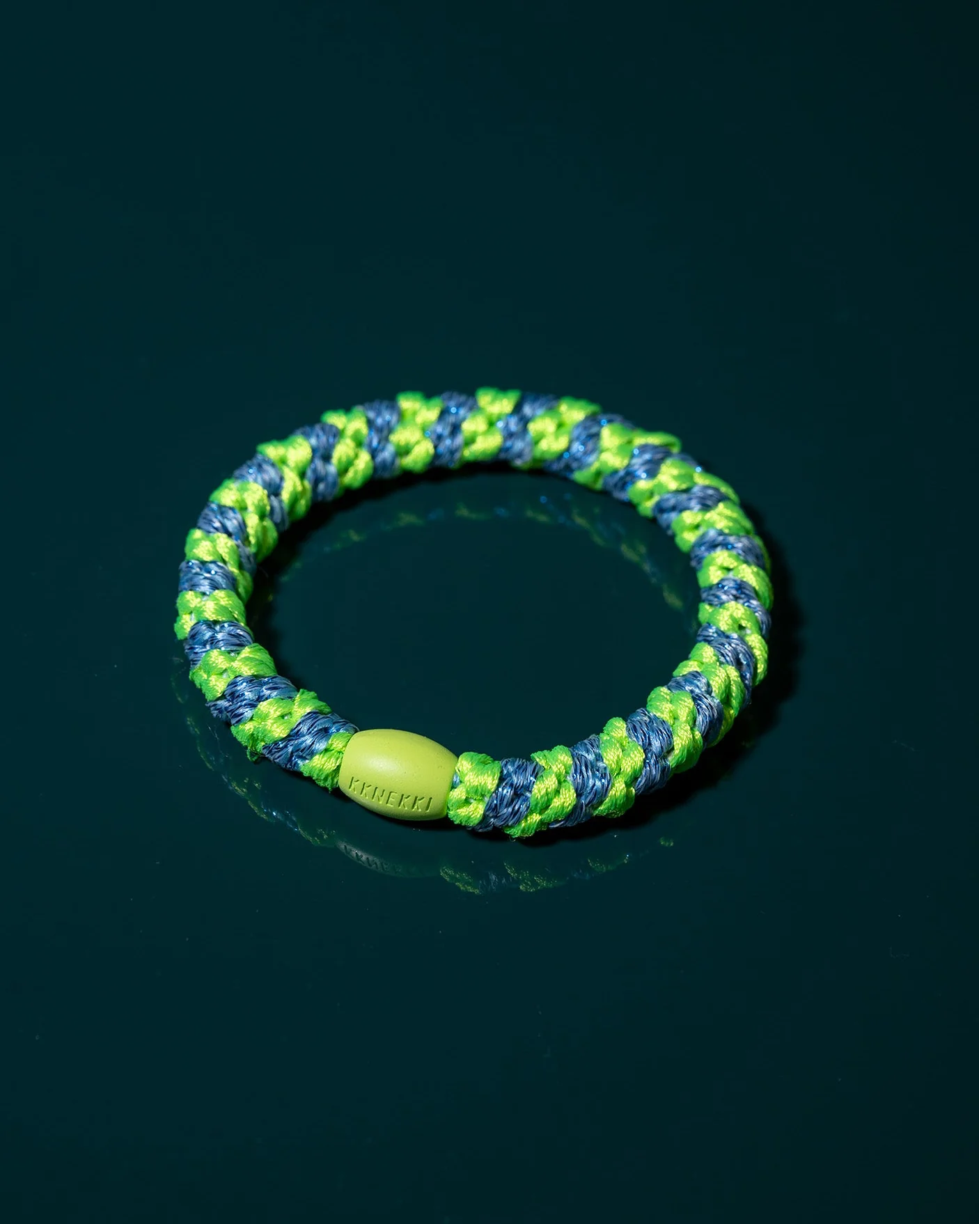 STRIPE LIME GREEN OCEAN GLITTER - Image 2