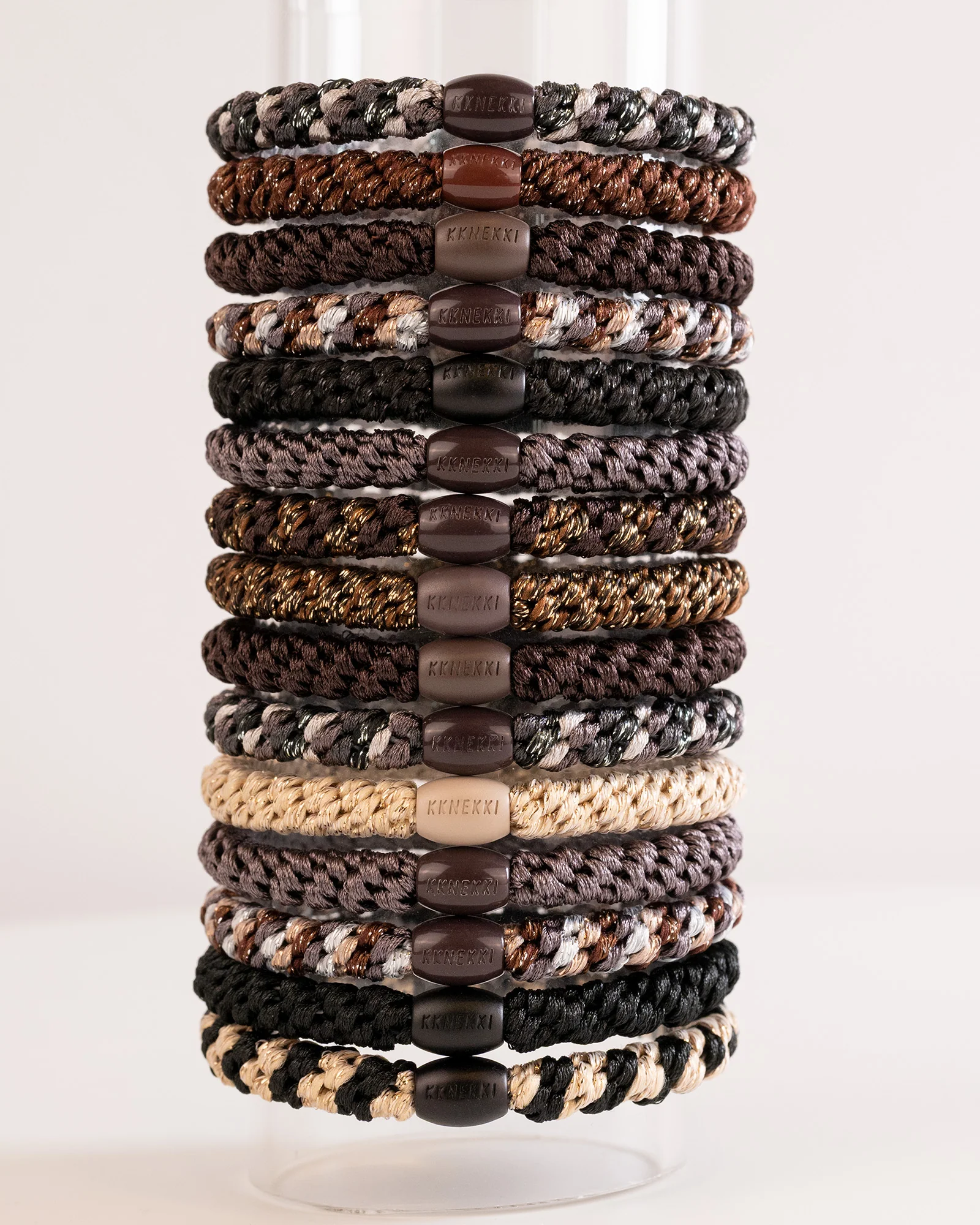 BRUNETTE SELECTION • 15 HAIR TIES - Image 2
