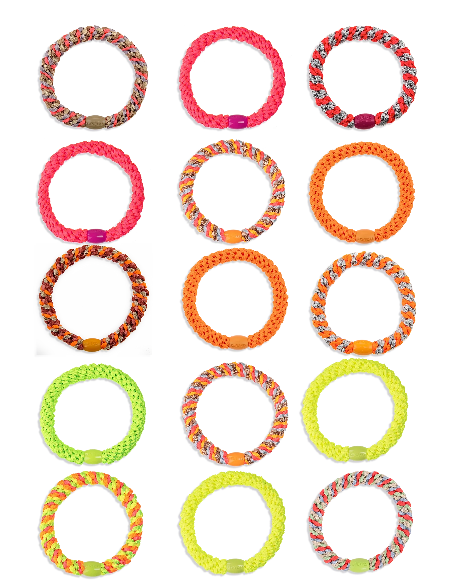 NEON SELECTION • 15 HAIR TIES